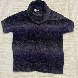 Cowl Neck Short Sleeve Sweater